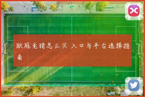 欧冠竞猜怎么买 入口与平台选择指南
